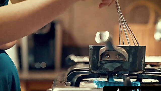 Lonely Woman Cheats on Her Husband with His Boss Wife Angela White During