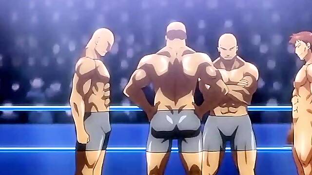 Wrestling with busty hentai girls today!