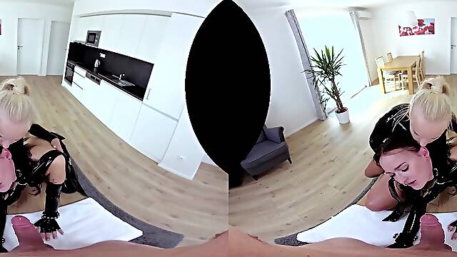 Angel Wicky & Sasha Sparrow in Obey Your Mistress! - CzechVRFetish