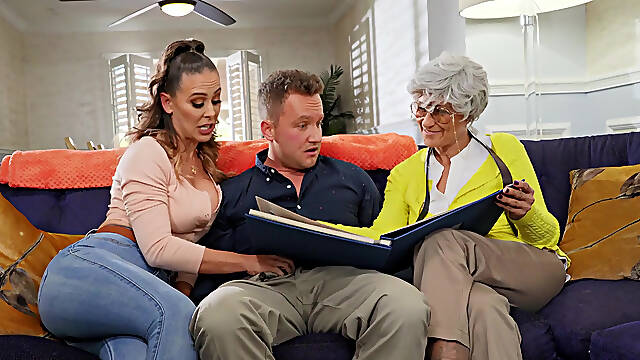 Cherie Deville fulfills her stepsons naughty fantasy