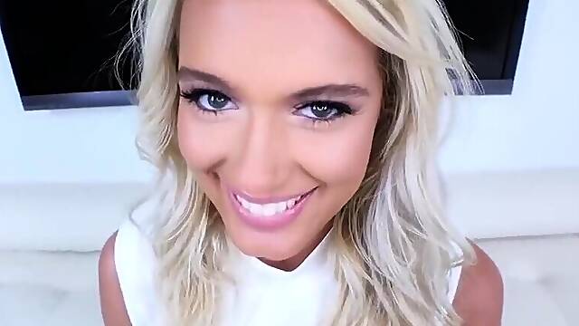 Athena Palomino, Busty Blonde Gets Banged And Swallows Cum