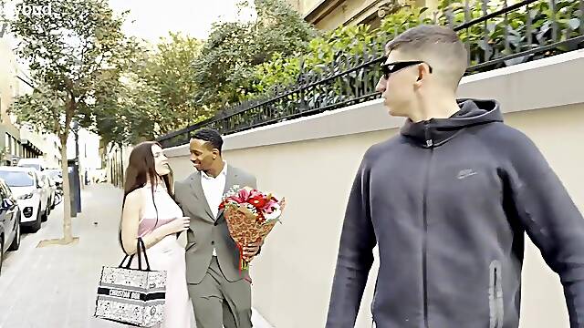Jesus Reyes shares his wife Mary Rock with his on their wedding day interracial double penetration