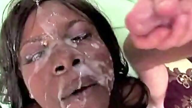 Watch this stunning compilation of gorgeous ebony sluts getting their wet pussies and tits blasted with cum