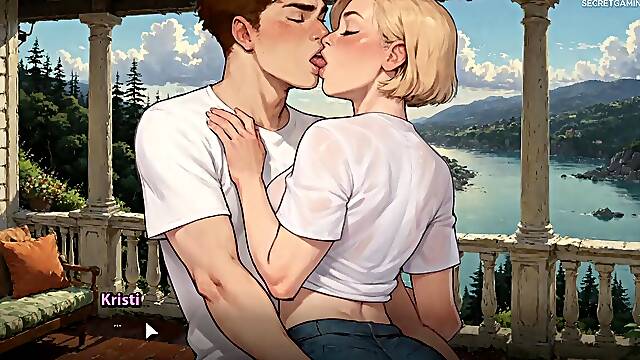 DEEP CREAMPIE Sex for the Sexy Tight ASS BLONDE - Moonripple Lake 03 Developed By bananacreamgames - 3D Porn Games