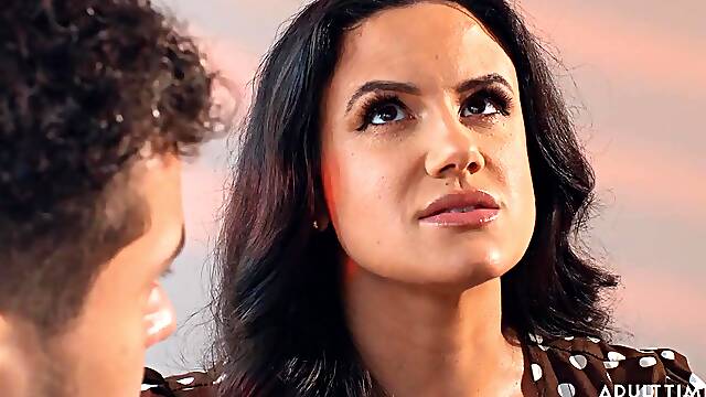 Busty Brunette MILF with Silicone Juggs - Penny Barber - Paper Route - reality