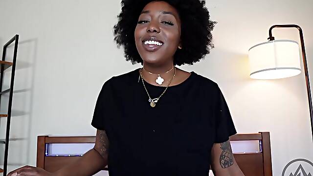Thick Ebony Stepsis Dutch Coco Gives U The Sloppy BJ Your Girlfriend Wont