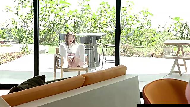 ADULT TIME - Mischievous Guest Lola Valentine Squirts Outside To Tease Her Stepdads Married Ally