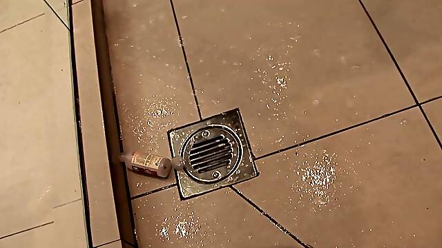 Taking a shower so those sultry lesbian babes wash off the foul of their sexuality off every other