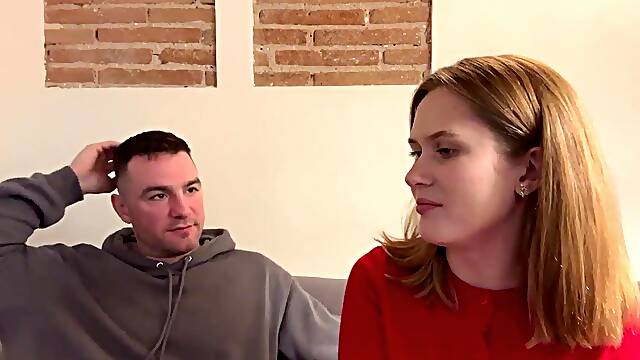 Behind the Scenes with Pretty Blond Russian College Cutie, Una Fairy, and Andres Acosta