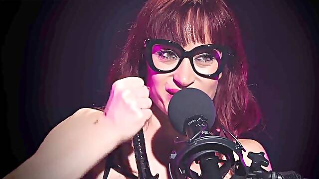 Italian JOI: the bliss of cougar nun Ruber Flamma to jizz on her tits