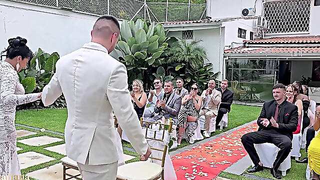 The Martix Wedding Chapter Iv - Mariana Fucks the Priest in a Bathroom After Getting Married