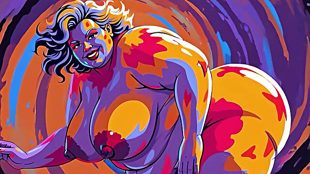 Ai BBW Gorlock Woman Nude Dancing