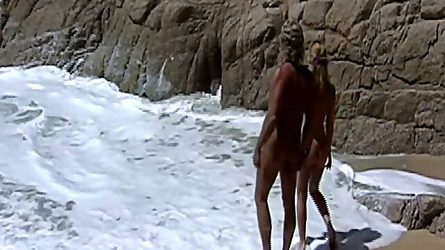 They Fuck Uninhibitedly on the Beach