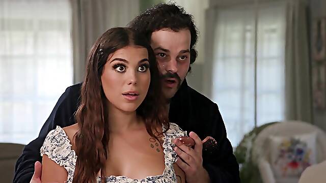 Big black cock for hot wife in a gangbang action