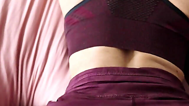 Fuck My Tight Pussy and Creampie Me in My Ripped Yoga Pants