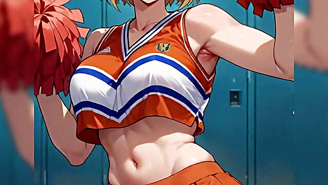 What Big Tits My Girlfriend the Cheerleader Has, I Fuck Her After a Game at Her University