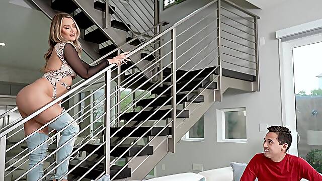 Natalia Starr, the stunning polish blonde, in a steamy scene with Juan Loco.